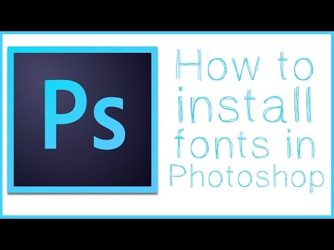 How To Download and Install Fonts In Photoshop - Photoshop Tutorial