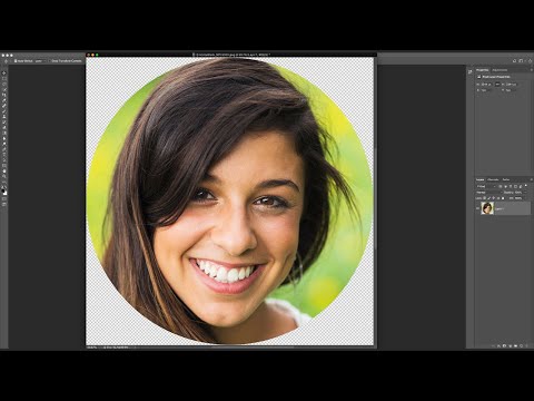 Crop Images in a Circle Shape with Photoshop | All Versions