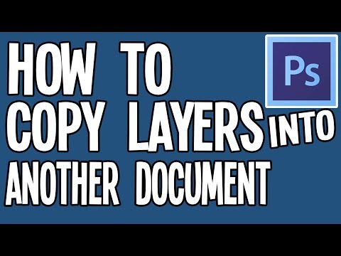 How To Copy Layers Into Another Document In Photoshop (EASY)