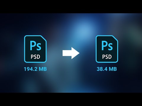 10 Quick Ways to Reduce Photoshop File Size!