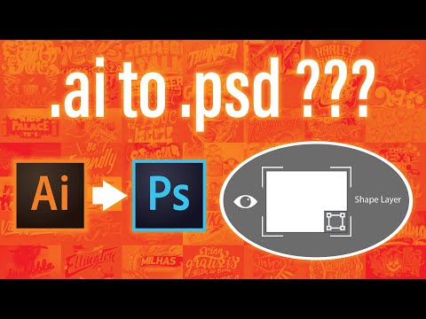 How to open Adobe Illustrator file in Photoshop with all editable layers - Tutorial