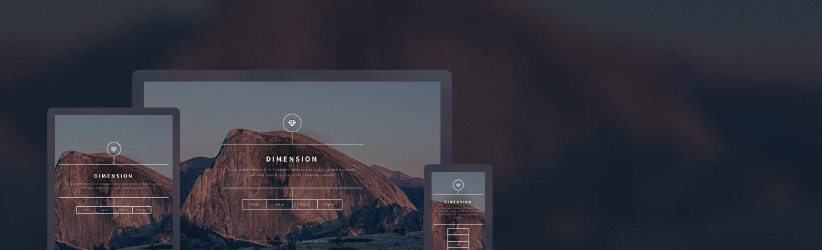 dimension html5 free template to download