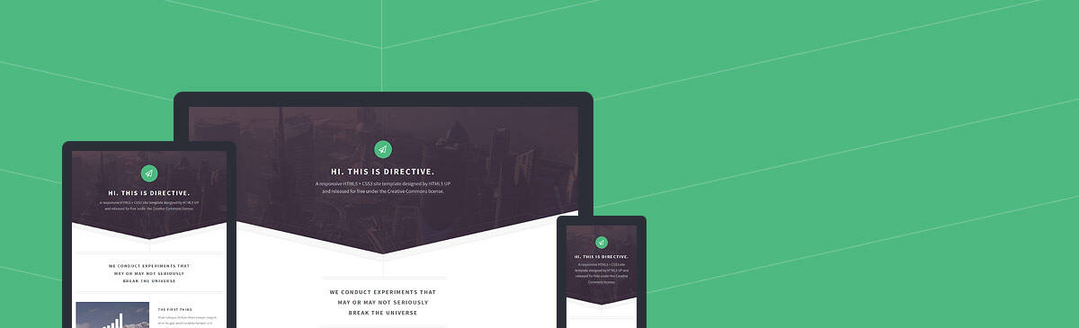 Directive html5 free template to download