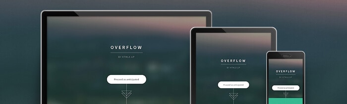 Overflow Free Html5 template