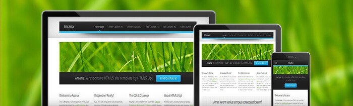 Arcana Free Html5 template