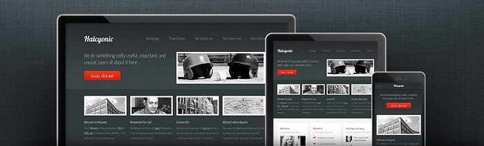 Halcyonic free html5 template