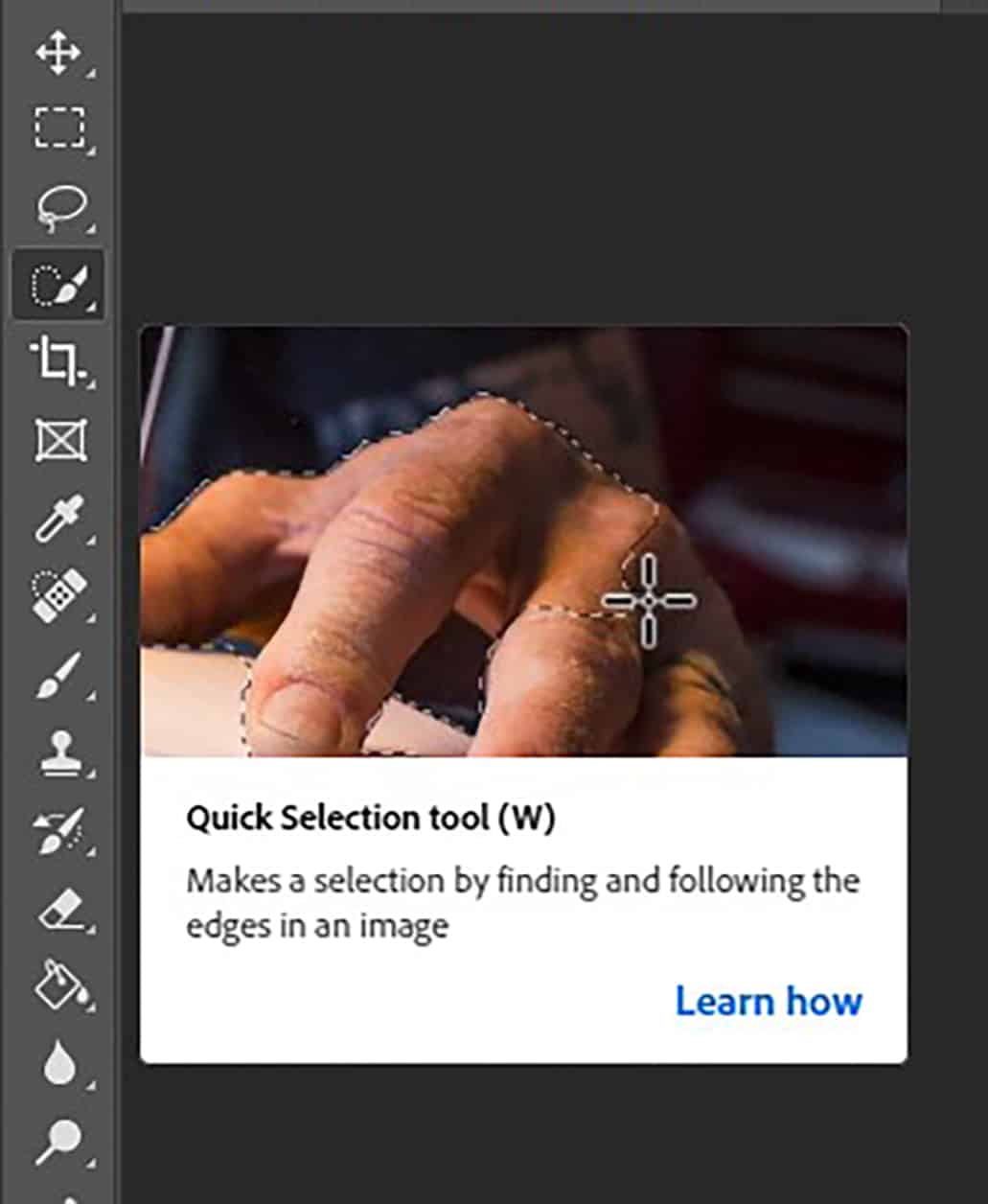 quick selection tool photoshop