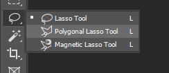 polygonal lasso tool photoshop