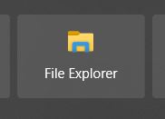 file explorer icon windows