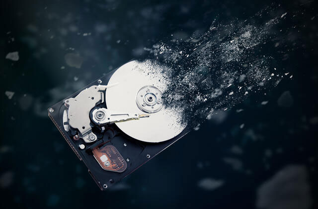 hard drive disk vanishing